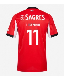 Benfica Dodi Lukebakio #11 Maglia Gara Casa Repliche 2025-26 Maniche Corte